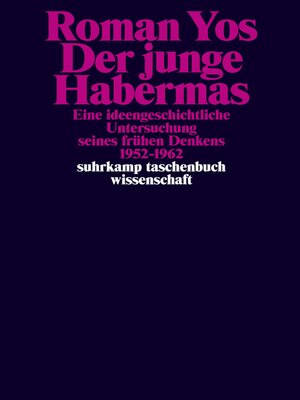 cover image of Der junge Habermas